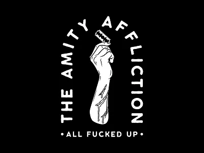 All Fckd Up art artwork design drawing graphic design graphic designer illustration illustrator merch design shirt design tee vector