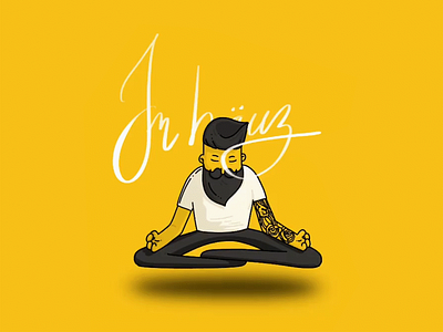 Yoga after effects animation design animattion gif illustration ipadpro loop loopanimation procreate