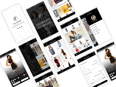 Fashion app animation app design illustration ios mobile typography ui ux