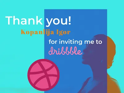 Thank You Igor artdirection blue branding design invited minimal ui