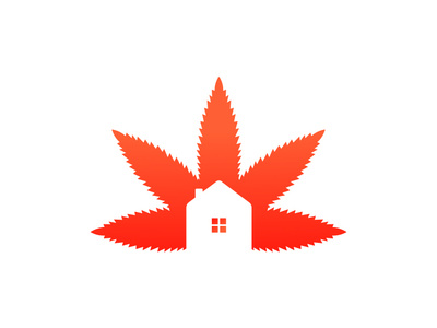 Cannabis Homes agency agency branding branding cannabis colors estate geometric home leaf leaf logo modern real estate mark symble symbol icon mark