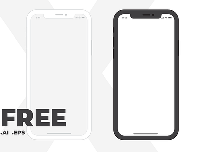 iPhone X free mockup freemockup iphonex iphonexmockup mockup vector vectormockup