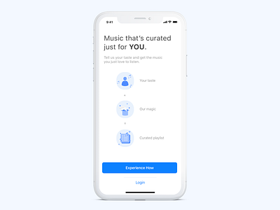 A Music App Concept app mobile music