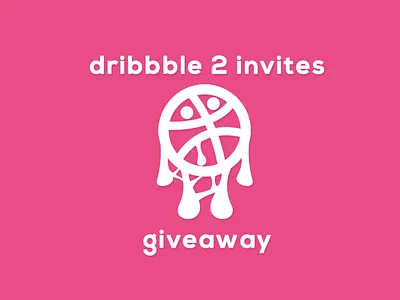 Dribbble 2 Invites Giveaway 2018 brand branding d design exploration flat graphic icon identity illustration logo minimal premade type vector