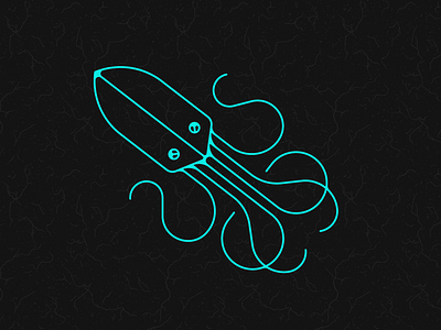 Squid, I guess. alien aliens creepy design hydra illustration minimalistic octopus squid