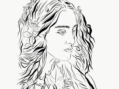 Portrait illustration illustration portrait vector woman