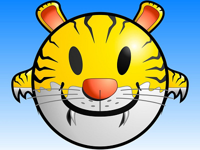 Cat Smiley cartoon cat smiley vector vector art