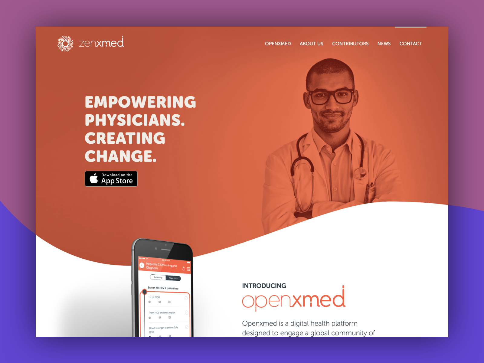 Example of Zenxmed Website