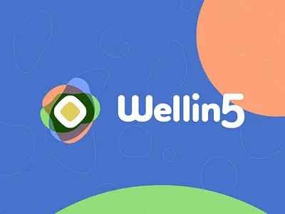 Wellin5 branding design illustration logo redesign typography vector