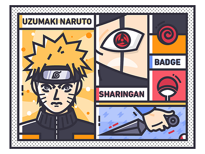 Memoirs of anime -《Naruto》 naruto sharingan uzumaki naruto 动画 插图