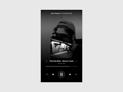 Music Player dailyui design mobile ui ux