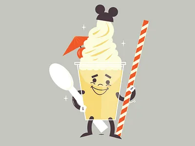 Dole Whip disney disney art disney world disneyland pineapple