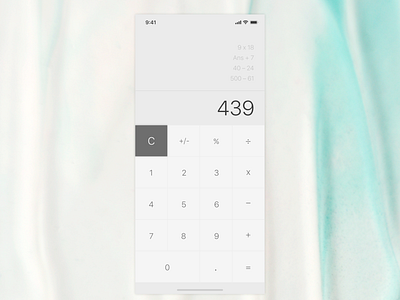 Calculator dailyui design mobile ui ux