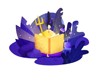 Read illustration book boy bule read sea