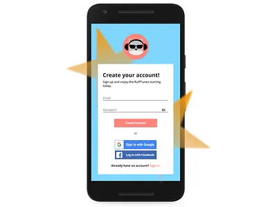 Daily UI#1 - Sign Up page android dailyui dailyui 001 design figma illustration signup ui ux