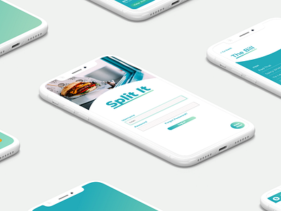 Split It App app branding design ui ux visual design