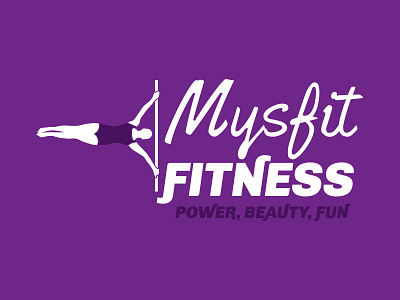 Mysfit Fitness Logo branding design fitness fitness center gym gym logo illustration logo