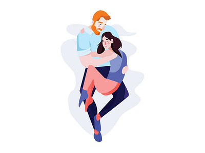 Small things aarhus couple cuddles denmark graphic hugs illustration love relationship vector
