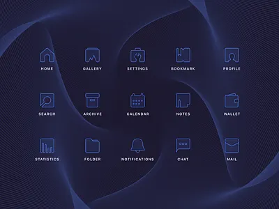 Transparent icons blue icon icons icons set neon transparent vector