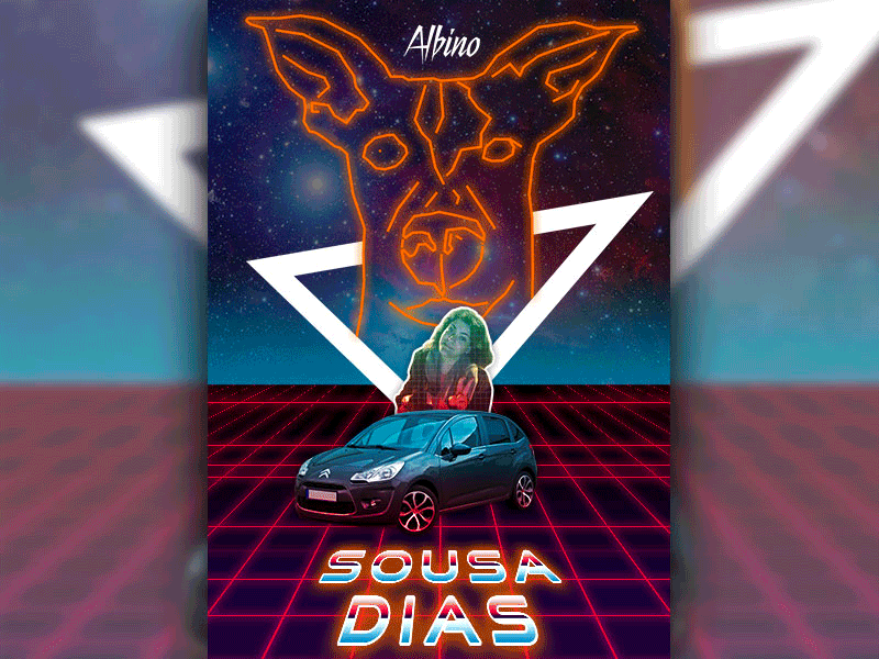 80's Style Poster Neon Photo editing animation of layers 80s design editing graphic illustration neon photograph poster typography vector