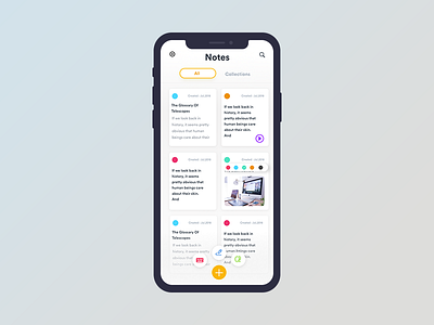 Interface Design Note App app design iphonex mobileapp note ui uidesign uiux ux ux design