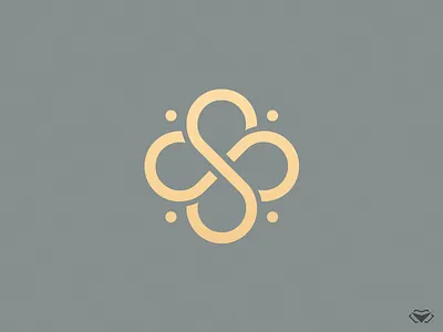 SISUS Logo business classy clover clover logo corporate design elegant four leaf clover gold icon initial letter letter s logo logo design logotype luxurious modern monogram typography