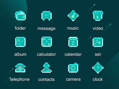 Pixel Icon ui 图标 设计