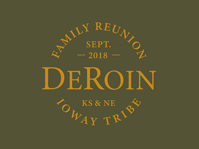 Family Reunion apparel badge design graphics logo shirt tee type typography