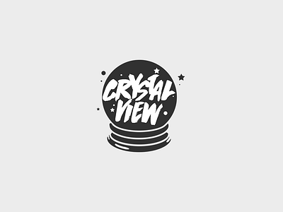 Crystal View logo branding design illustration logo vector