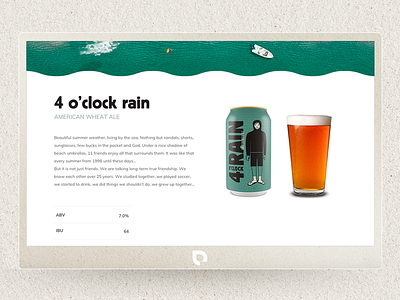 4 Islands Brewing beers brazil brew brewing interface netherlands rotterdam uidesign uiinspirations website website banner