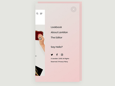 Menu design menu mobile navigation ui