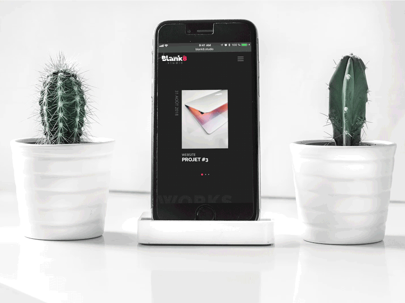 Mobile Gallery Slider design gallery ios mobile mockup motion motion animation portfolio project responsive ui ux web webdesign