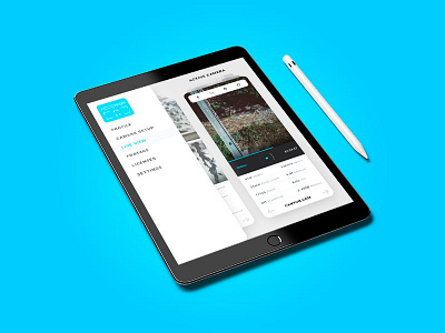 Gridlock iPad Interface app app apps application controller creative design digital photography ui ux webdesign white