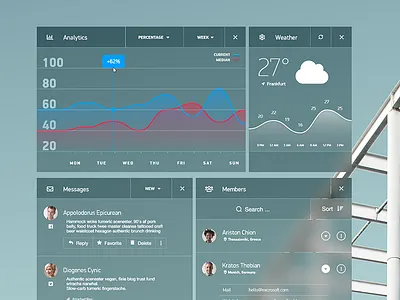 Dashboard Quick-Design Concept blur dashboard design modern typography ui ux web design