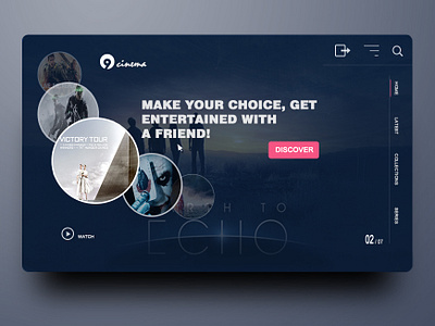 9Cinema design ui web