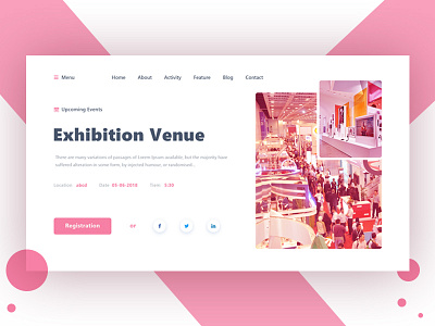 Event Management app design ui uiux user experience design user interface design ux web web design web template website