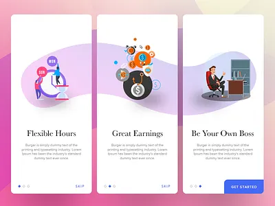 Onboarding Illustrations UX creative design studio design studio delhi dhipu dhipu mathew illustrations ux inspire uxd interaction design ios onboarding