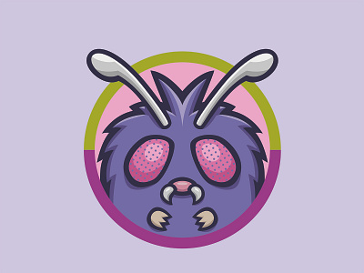 048 Venonat badge collection icon illustration kanto logo mascot patch pokédex pokémon series venonat