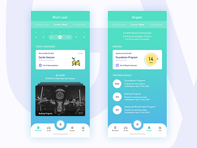 Gym gym ui design ux