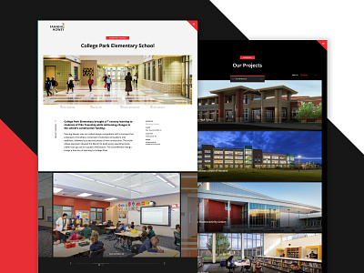 Fanning Howey Website — Projects architect building case study education grid portfolio project school