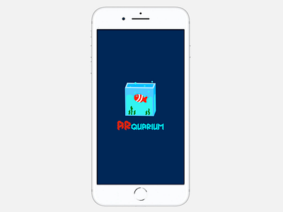 ARquarium app app design augmented reality icon illustration logo vector