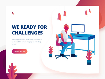 We Ready For Challenges challenges design developemnt hire illustration tushit ui ux