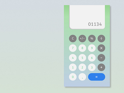 daily UI #004 calculator dailyui dailyui004