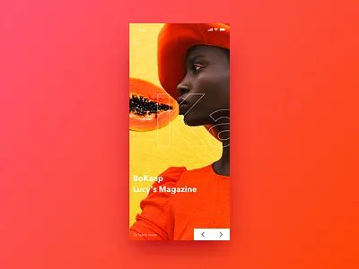 Unique cantaloupe style ui