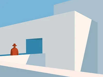 Minimal Architecture architecture art building design gentleman illustration jcimagination minimal shadows vector animation