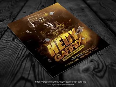 Guest Artist v4 birthday blue city club dark deejay event fas design fasdesigner fest grand opening guest dj light live live act new york nightclub nyc party party flyer