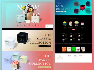 Website Landing Page | UI/UX Design | E-commerce Website coloful design e commerce interaction design landing page ui ui design uiux uix ux design web website