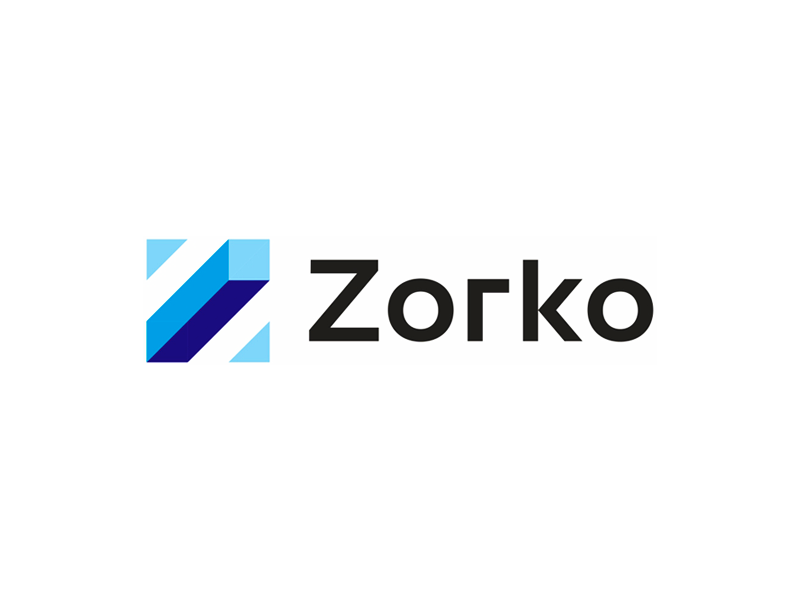 Example of Financial consulting logo: Z letter + % symbol