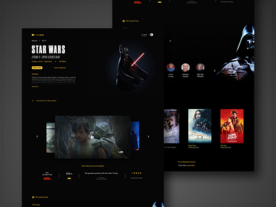 MovieBuddy Streaming Concept #2 animation dark gif minimal streaming ui uidesign ux