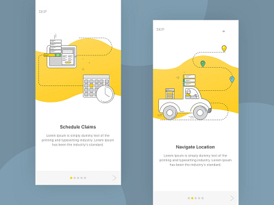 Inspection app Onboarding UI app application design flat graphics illustration ios iphoneapp iphonexui like mobile navigate onboarding onboarding screen schedule ui ux